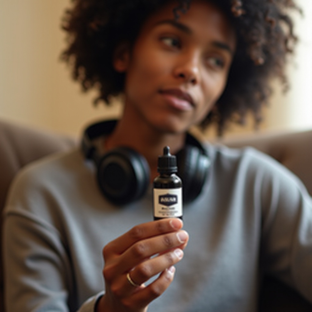 使用滴耳液時戴耳機